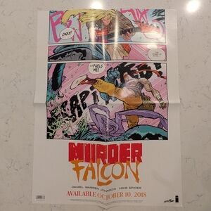 18" x 24" Murder Falcon 2018 Image Comics Skybound Promo Wall Art Comic Poster
